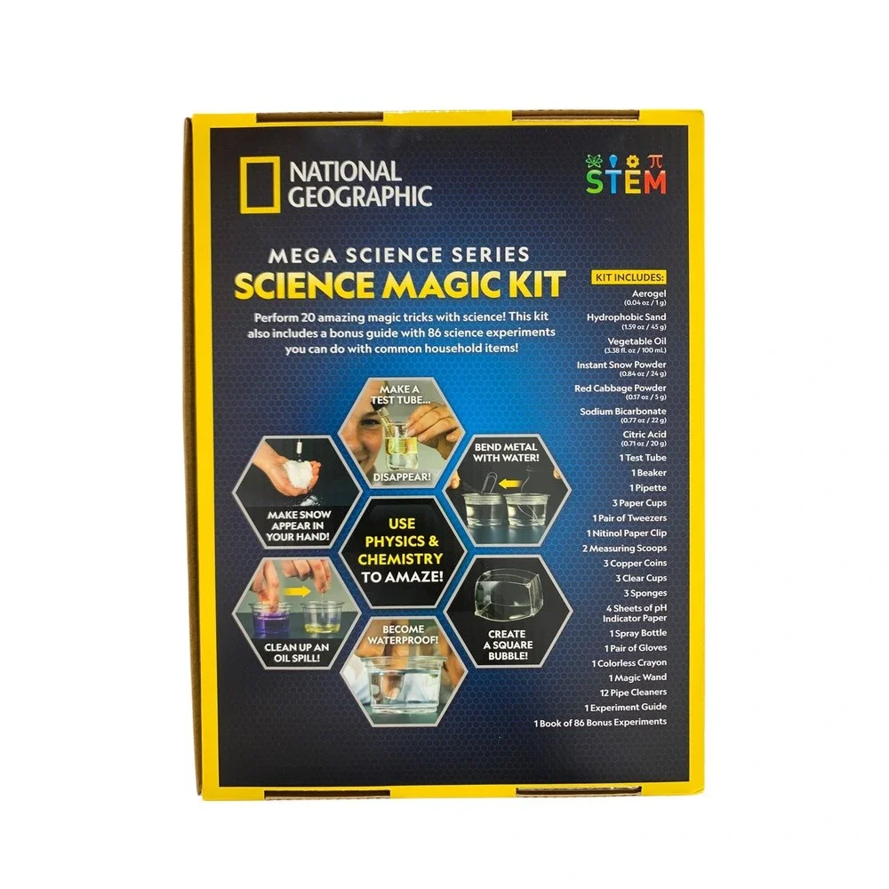 National Geographic‎ Mega Science Series Science Magic Kit 100+ Experiments STEM